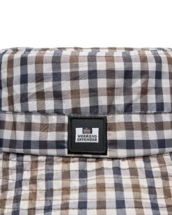 Weekend Offender Queensland Bucket Hat Mid House Check -Warm Knit Wear Sales WOACC01 QUEENSLAND MID HOUSE CHECK 10274