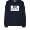 Weekend Offender HM Service Classic Hoodie Navy - Plus Size