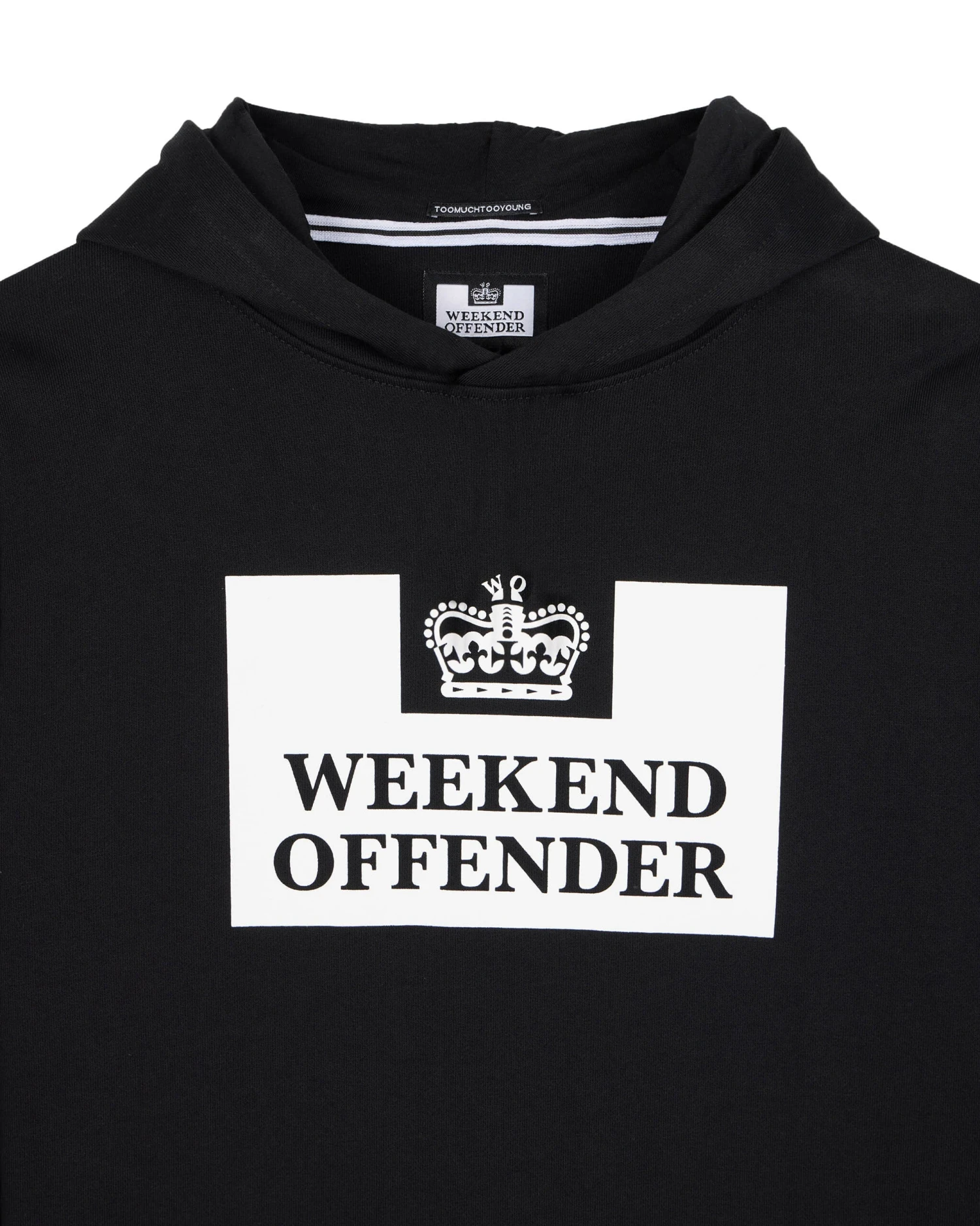 Weekend Offender Kids HM Service Classic Hoodie Black 4 Weekend Offender Kids HM Service Classic Hoodie Black - Image 4