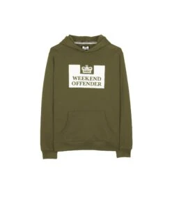 Weekend Offender Kids HM Service Classic Hoodie Dark Green