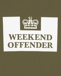 Weekend Offender Kids HM Service Classic Hoodie Dark Green -Warm Knit Wear Sales WOHD 370 HM SERVICE HOOD DARK GREEN 2983