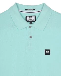 Weekend Offender Caneiros Polo Shirt Celeste Green -Warm Knit Wear Sales WOPO100 CANEIROS CELESTE 10542WO