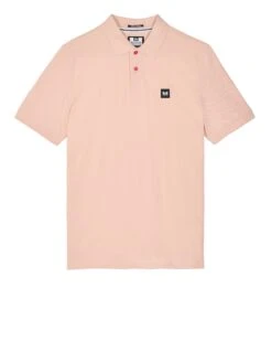 Weekend Offender Caneiros Polo Shirt Nectar Pink - Plus Size