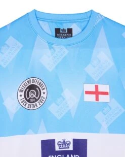 Weekend Offender England Football Shirt Blue 11 Weekend Offender England Football Shirt Blue -Warm Knit Wear Sales WORLD CUP ENGLAND BLUE 0824