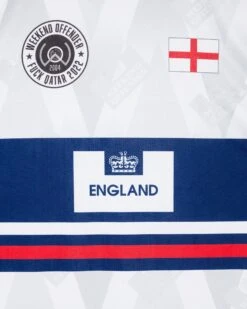Weekend Offender England Football Shirt White -Warm Knit Wear Sales WORLD CUP SHIRT ENGLAND WHITE 1254 1