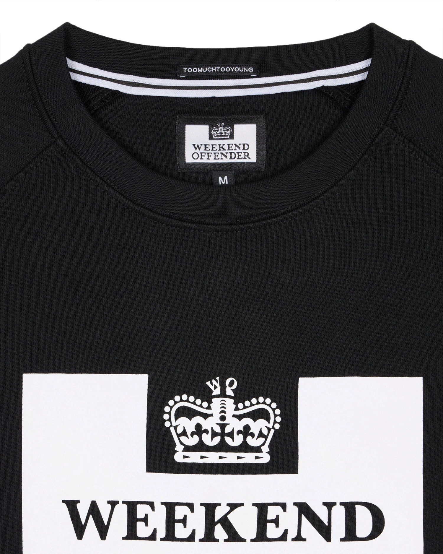 Weekend Offender Penitentiary Classic Sweatshirt Black - Plus Size 6 Weekend Offender Penitentiary Classic Sweatshirt Black - Plus Size - Image 6