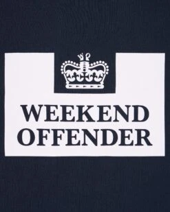 Weekend Offender Prison Classic T-Shirt Navy -Warm Knit Wear Sales WOTS 100 PRISON CLASSICS NAVY 10271