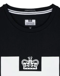 Weekend Offender City Series 2 Newcastle T-Shirt Black -Warm Knit Wear Sales WOTSB 002 NEWCASTLE CITY SERIES 1680