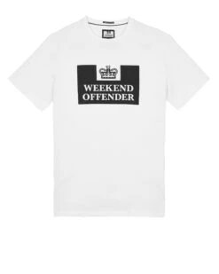 Weekend Offender Prison Classic T-Shirt White - Plus Size