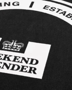Weekend Offender Large Rug Black -Warm Knit Wear Sales WO Rugs LARGE 9027