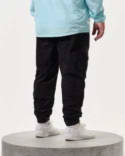 Weekend Offender Pianemo Cargo Pants Black - Plus Size -Warm Knit Wear Sales WPAW2201X PIANEMO BLACK 8121 PLUS