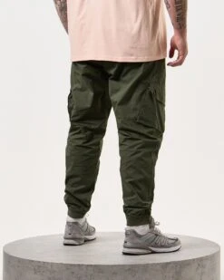 Weekend Offender Pianemo Cargo Pants Dark Green - Plus Size -Warm Knit Wear Sales WPAW2201X PIANEMO DARK GREEN 8135 PLUS