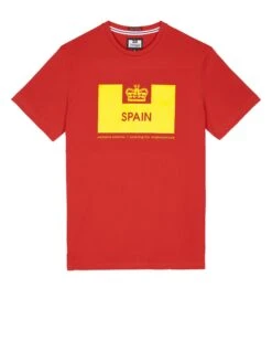 Weekend Offender Country Series Spain T-Shirt Red/Yellow