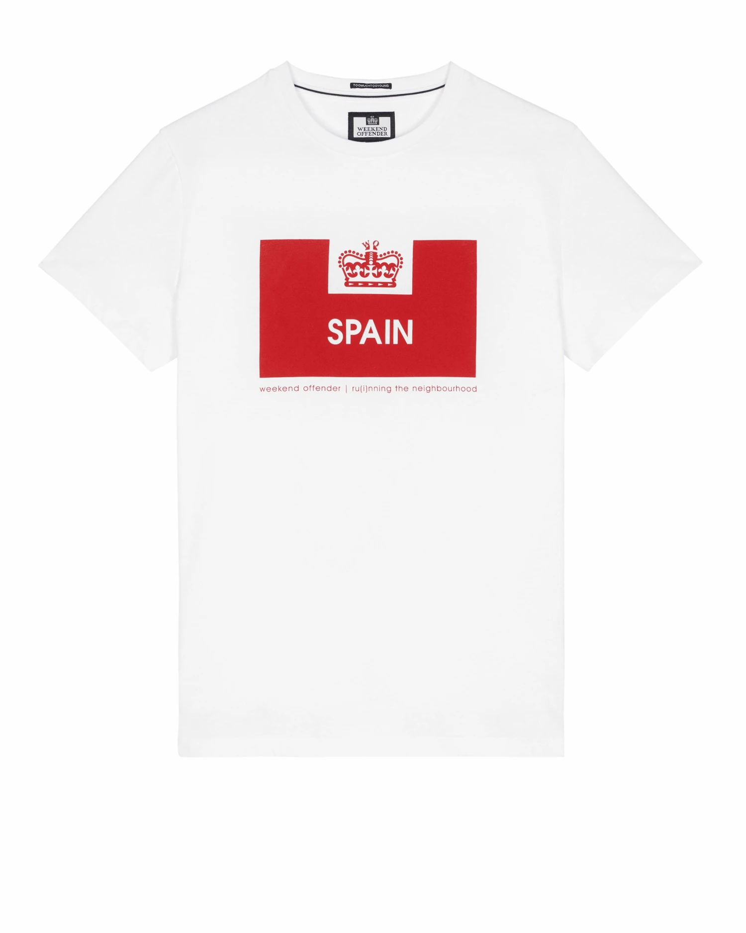 Weekend Offender Country Series Spain T-Shirt White/Red 1 Weekend Offender Country Series Spain T-Shirt White/Red