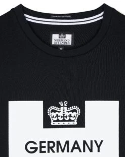 Weekend Offender Country Series Germany T-Shirt Black/White -Warm Knit Wear Sales WSCS2PT 06 WS GERMANY BLACK 0857