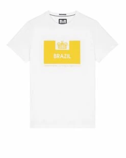 Weekend Offender Country Series Brazil T-Shirt White/Yellow