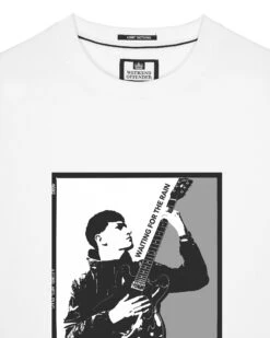Weekend Offender Waiting For The Rain T-Shirt White -Warm Knit Wear Sales thumbnail PTAW2314 SMILE WHITE6349
